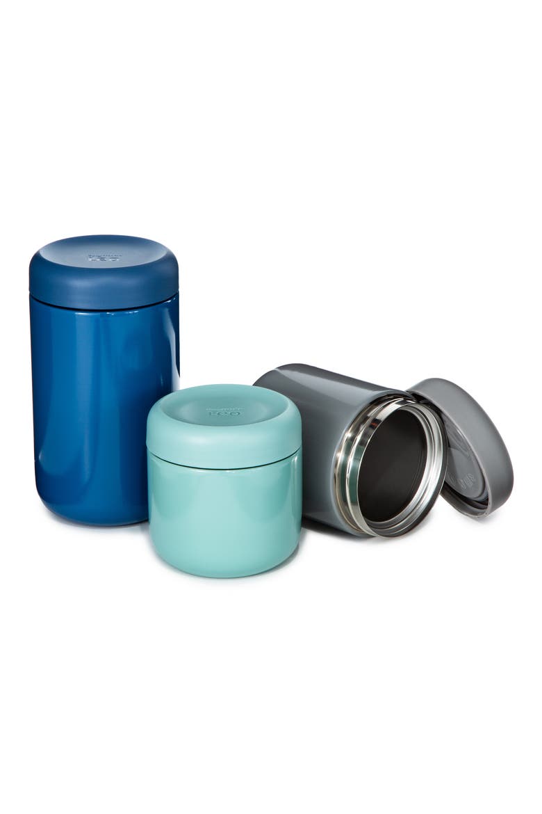 Leo 3-Piece Food Container Set, Alternate, color, MULTICOLOR
