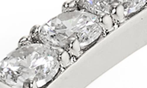NADRI NADRI DELPHINE CUBIC CIRZONIA HOOP EARRINGS 
