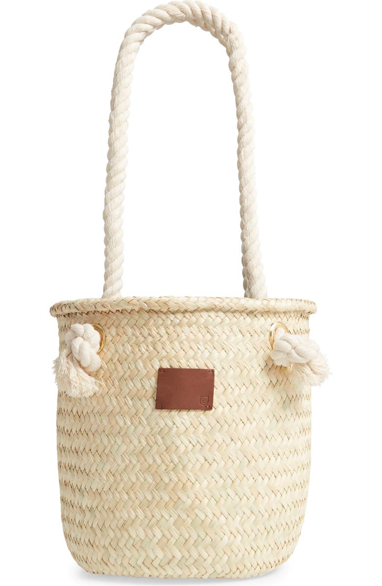 Brixton Leah II Woven Bucket Tote, Main, color,