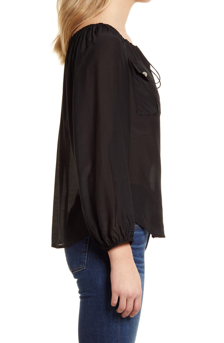 Tommy Bahama Mia Coast Long Sleeve Woven Top, Alternate, color,