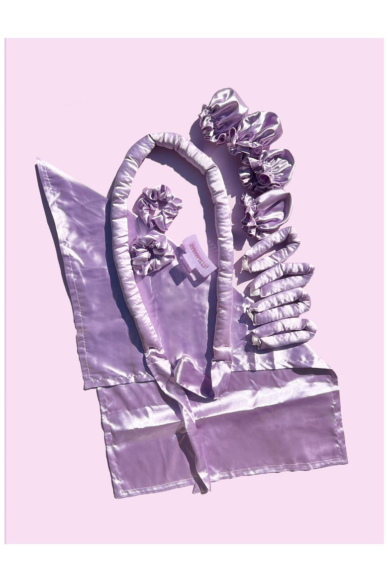 Heatless Style Kit, Alternate, color, PURPLE