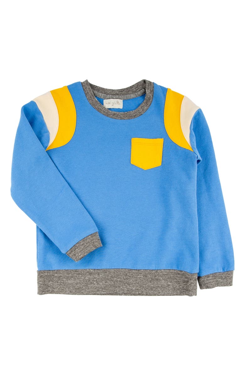 Miki Miette Kids' Atlas Colorblock Sweatshirt, Main, color, 