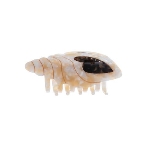 Two Tone Seashell Claw Clip