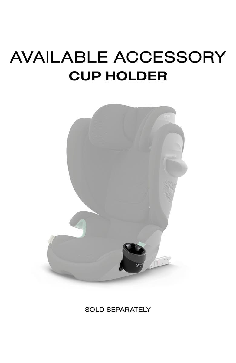 CYBEX Solution G2 Booster Seat, Alternate, color, Moon Black