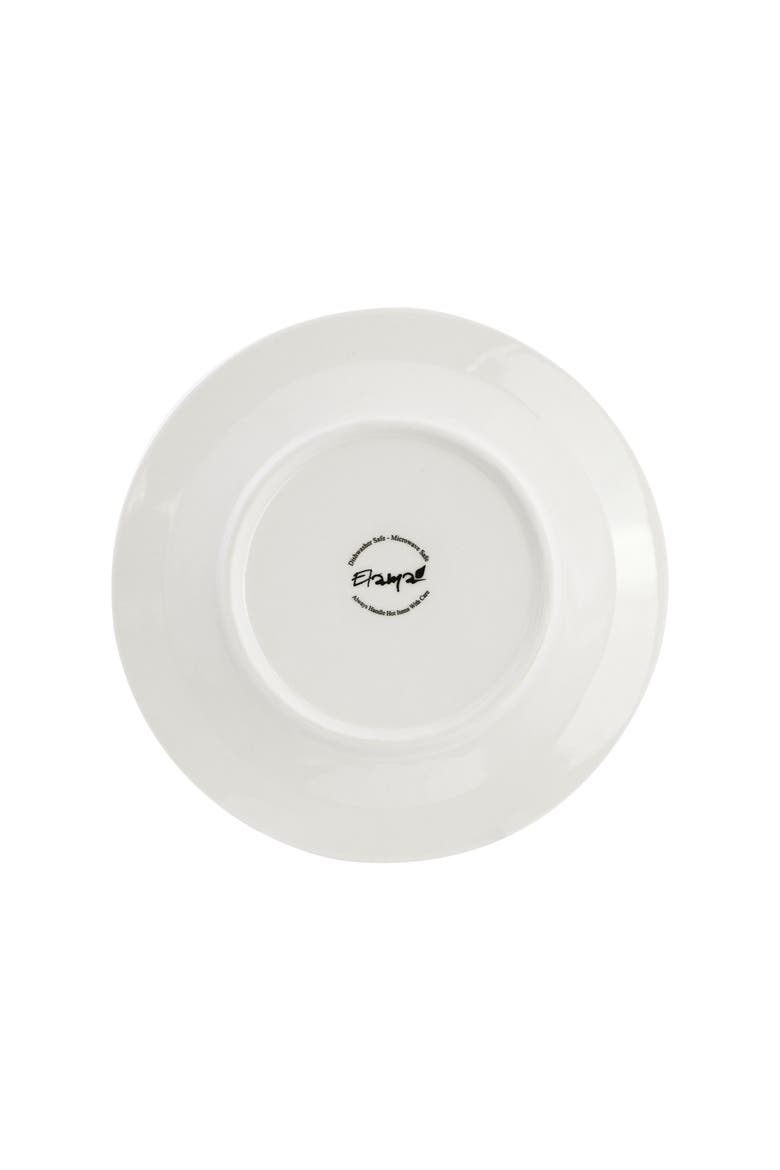 6 Piece Stoneware Salad Plate Set, Alternate, color, White