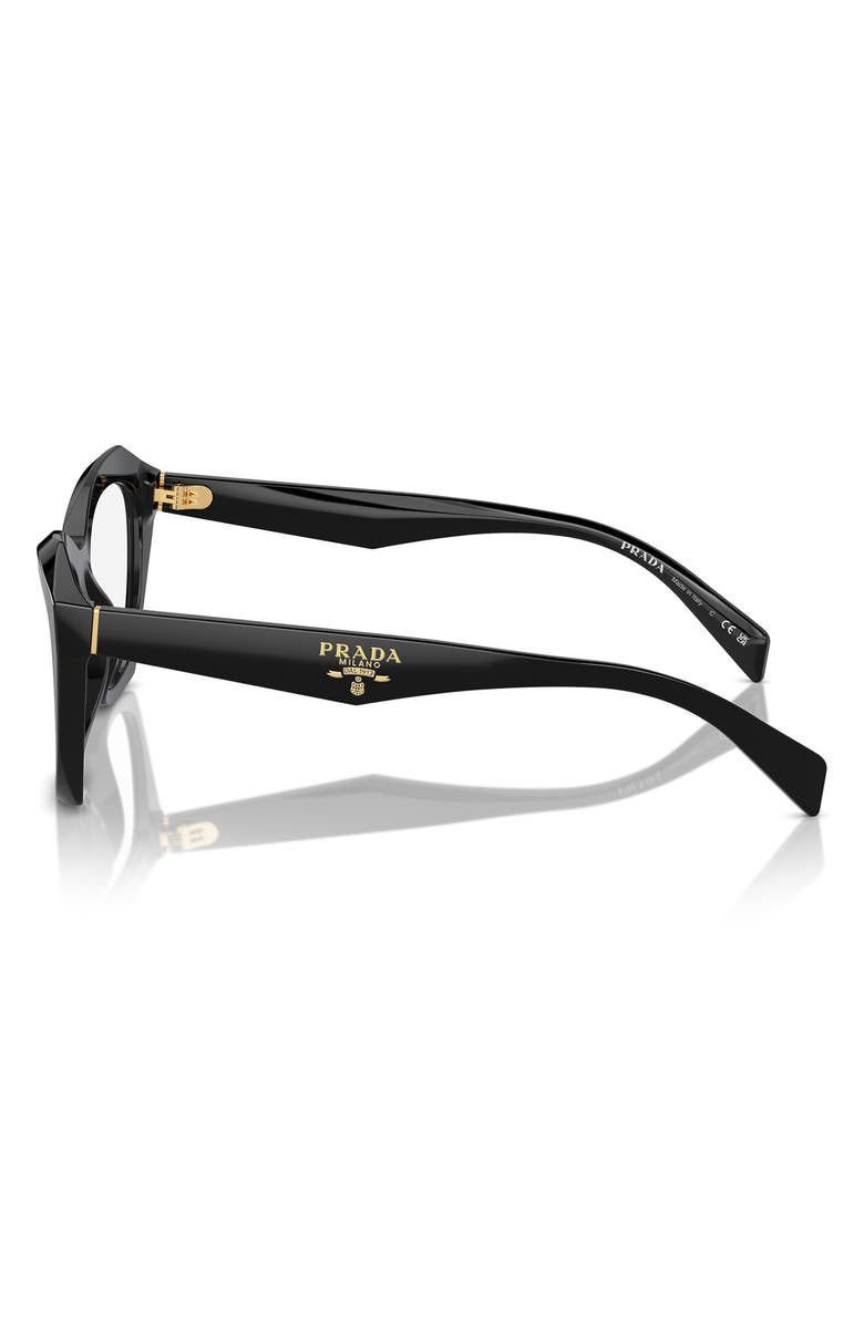 Prada 54mm Butterfly Optical Glasses, Alternate, color, 