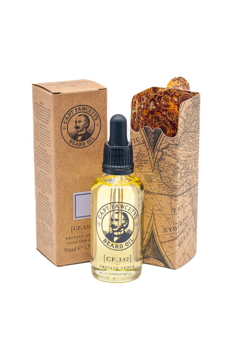Captain Fawcett Private Stock Beard Oil, Alternate, color, Beard Oil