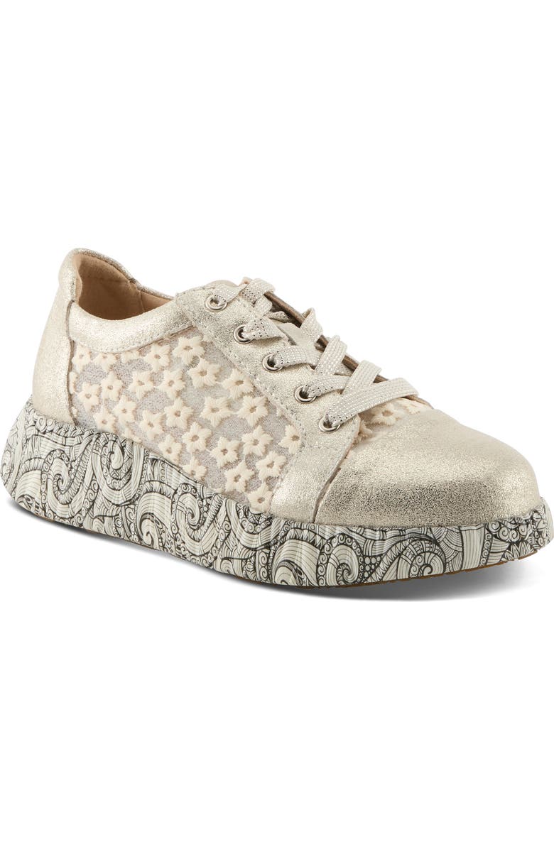 L'Artiste by Spring Step Sneakheart Platform Sneaker, Main, color,