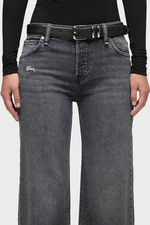 Hudson Jeans Rosie Wide Leg Ankle Cuff In Gray