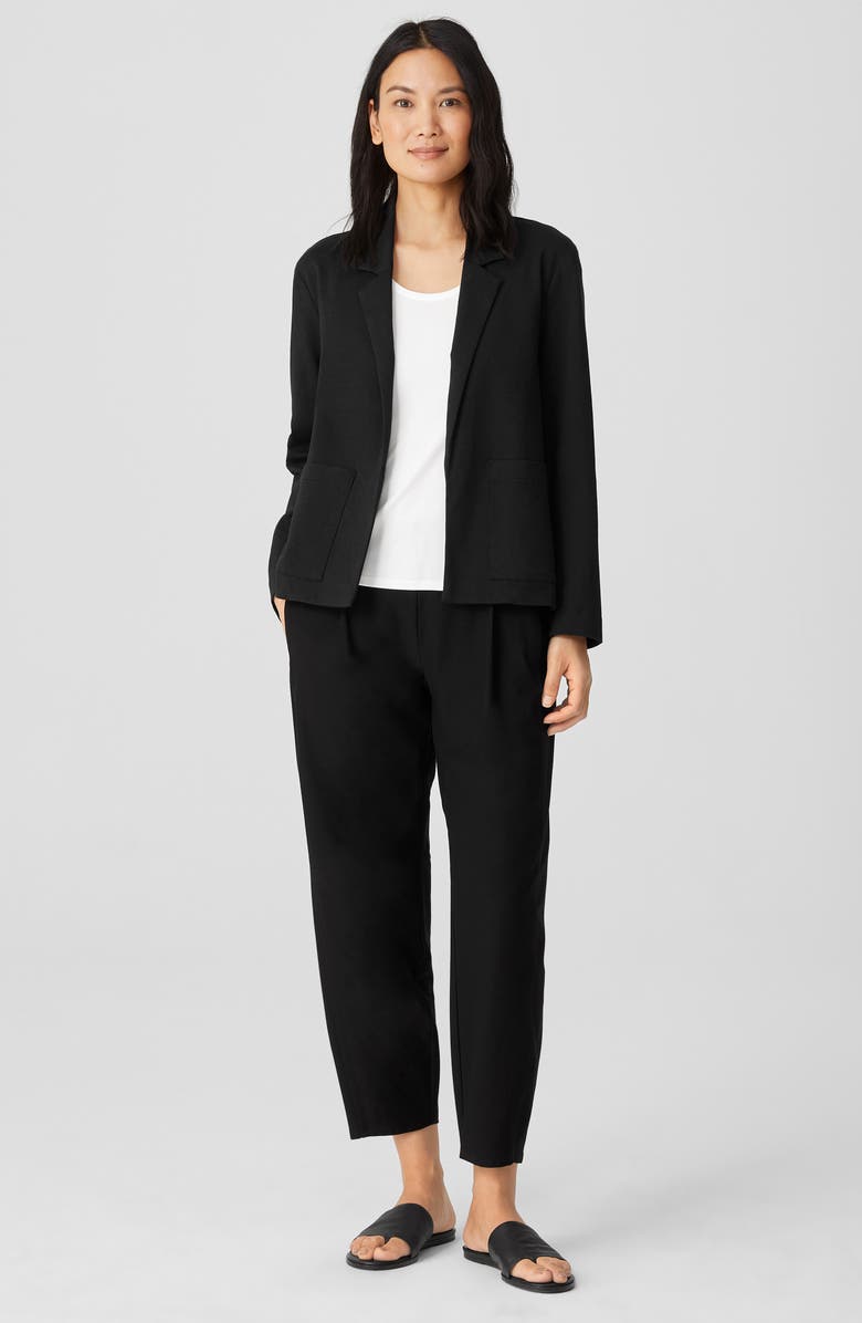 Eileen Fisher Organic Cotton Blend Blazer, Alternate, color, 