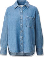 rag & bone Connie Featherweight Denim Button-Up Shirt