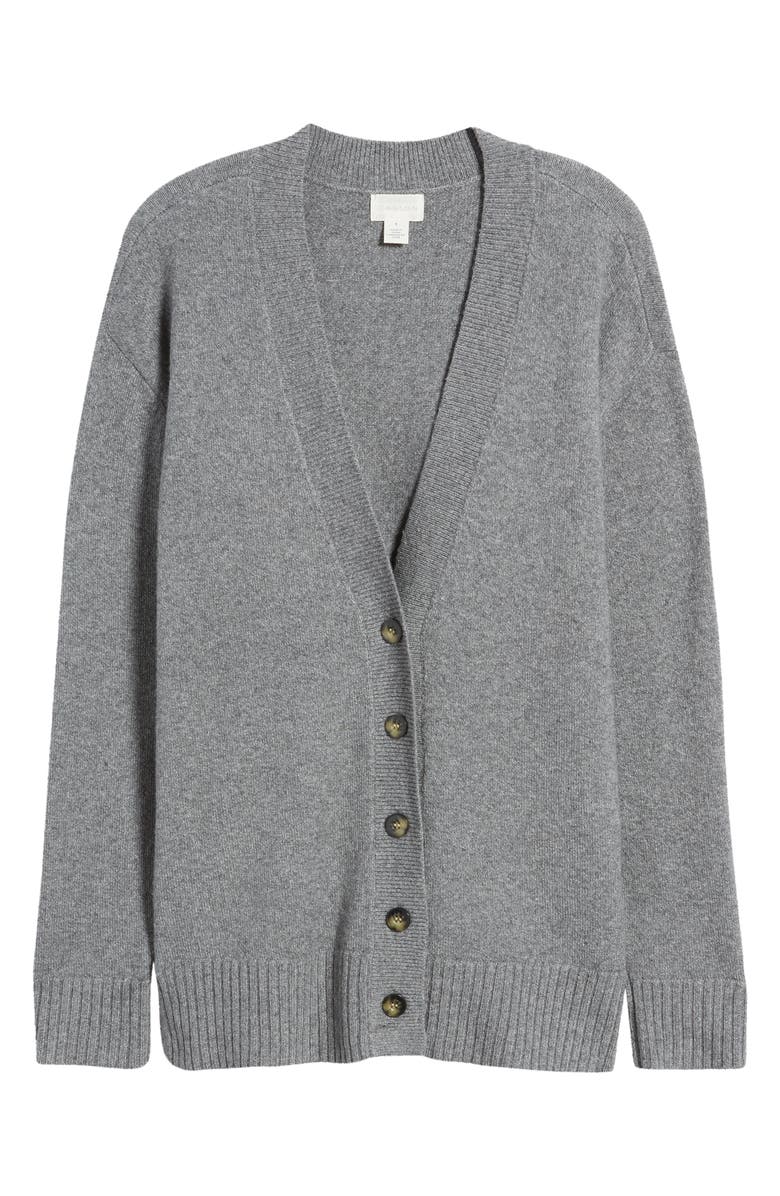 Caslon<sup>®</sup> V-Neck Cocoon Cardigan, Alternate, color,