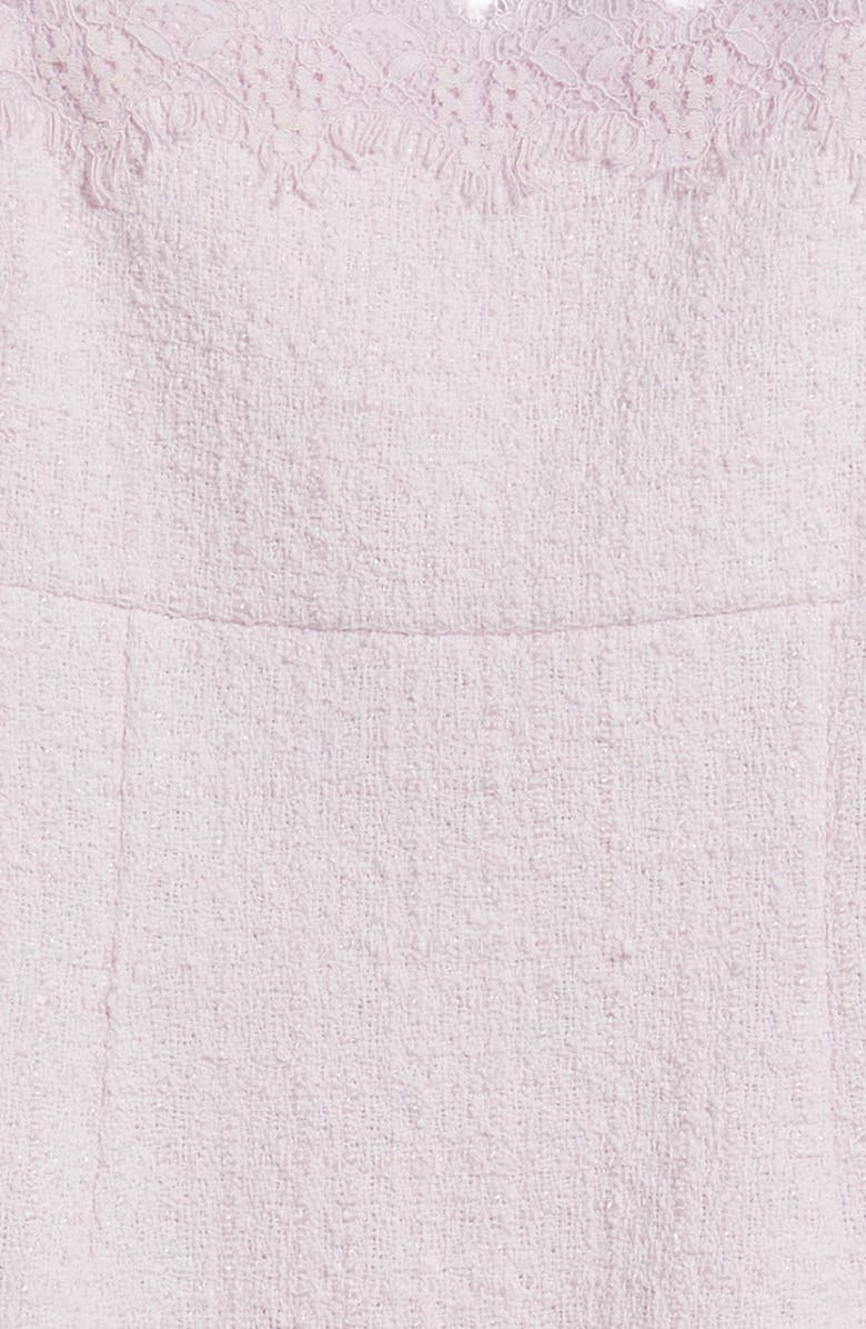 LoveShackFancy Kids' Willamina Tweed Dress, Alternate, color, Pink