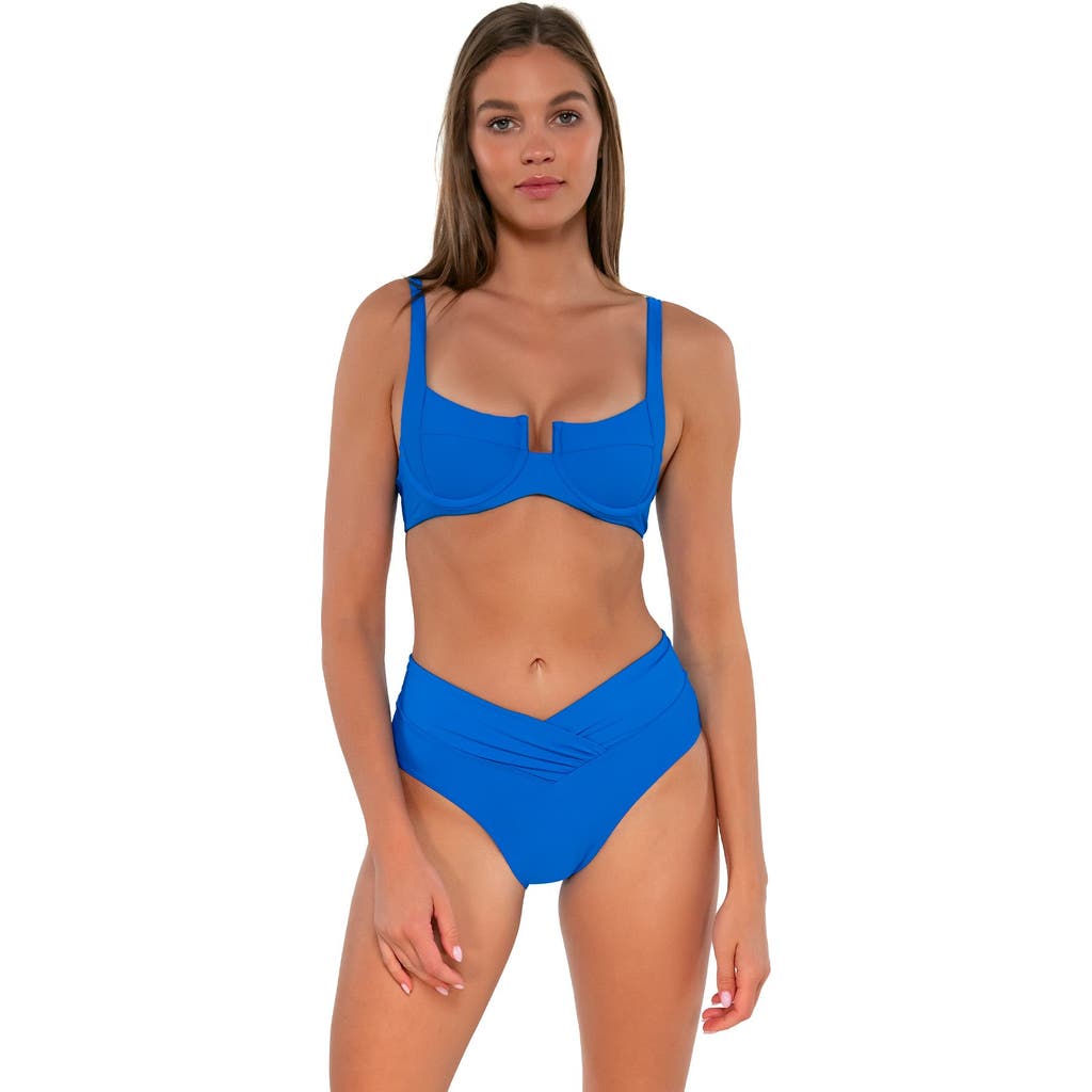 Sunsets Juliette Underwire Top In Electric Blue