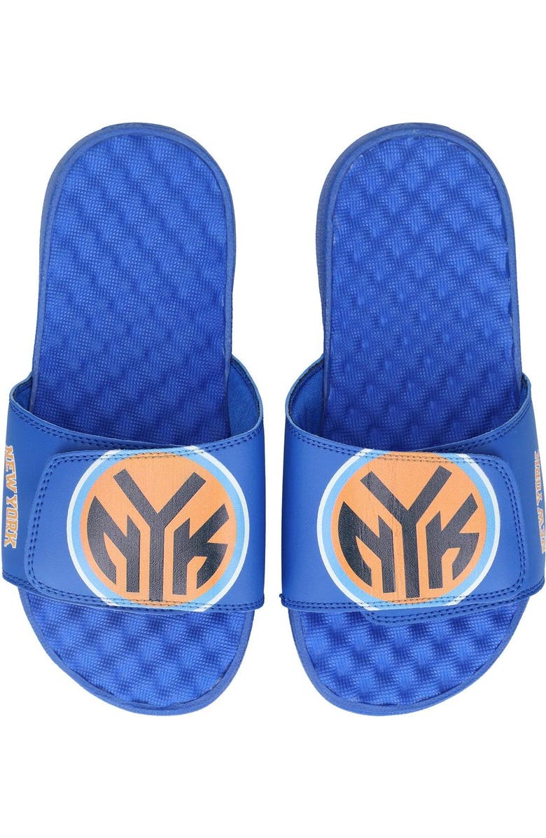 ISLIDE New York Knicks Slide Flip Flops, Main, color,