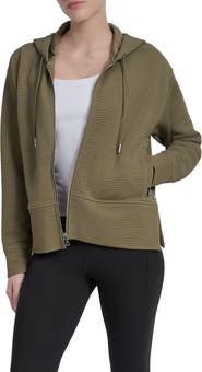 DKNY Tech Ottoman Zip Hoodie