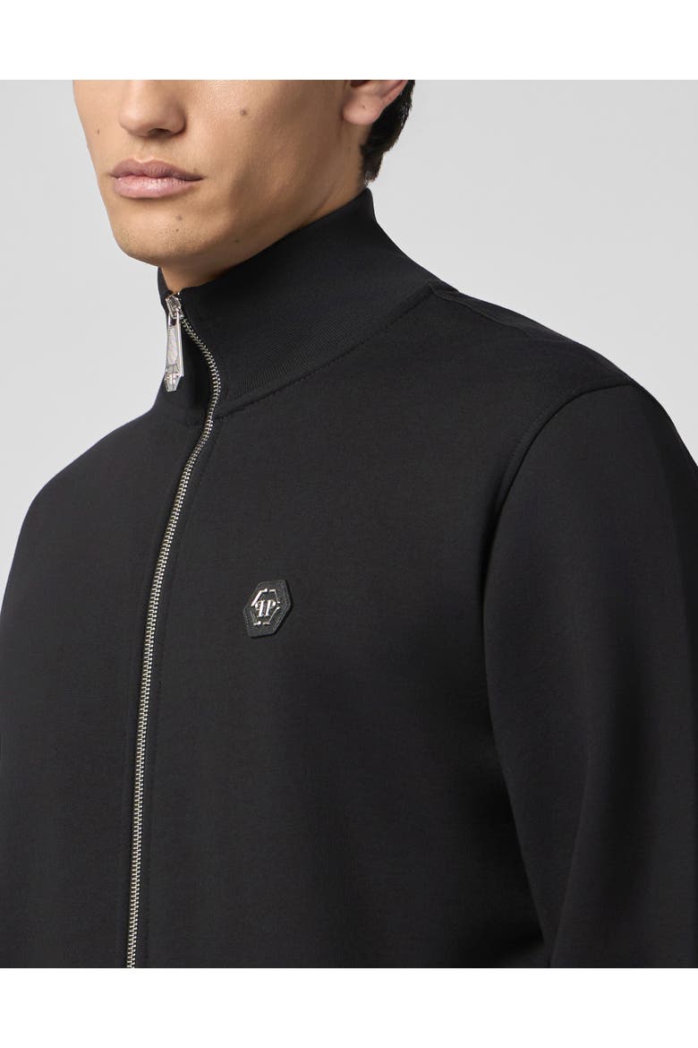 Tracksuit Jacket Painted Skull Men, Alternate, color, black