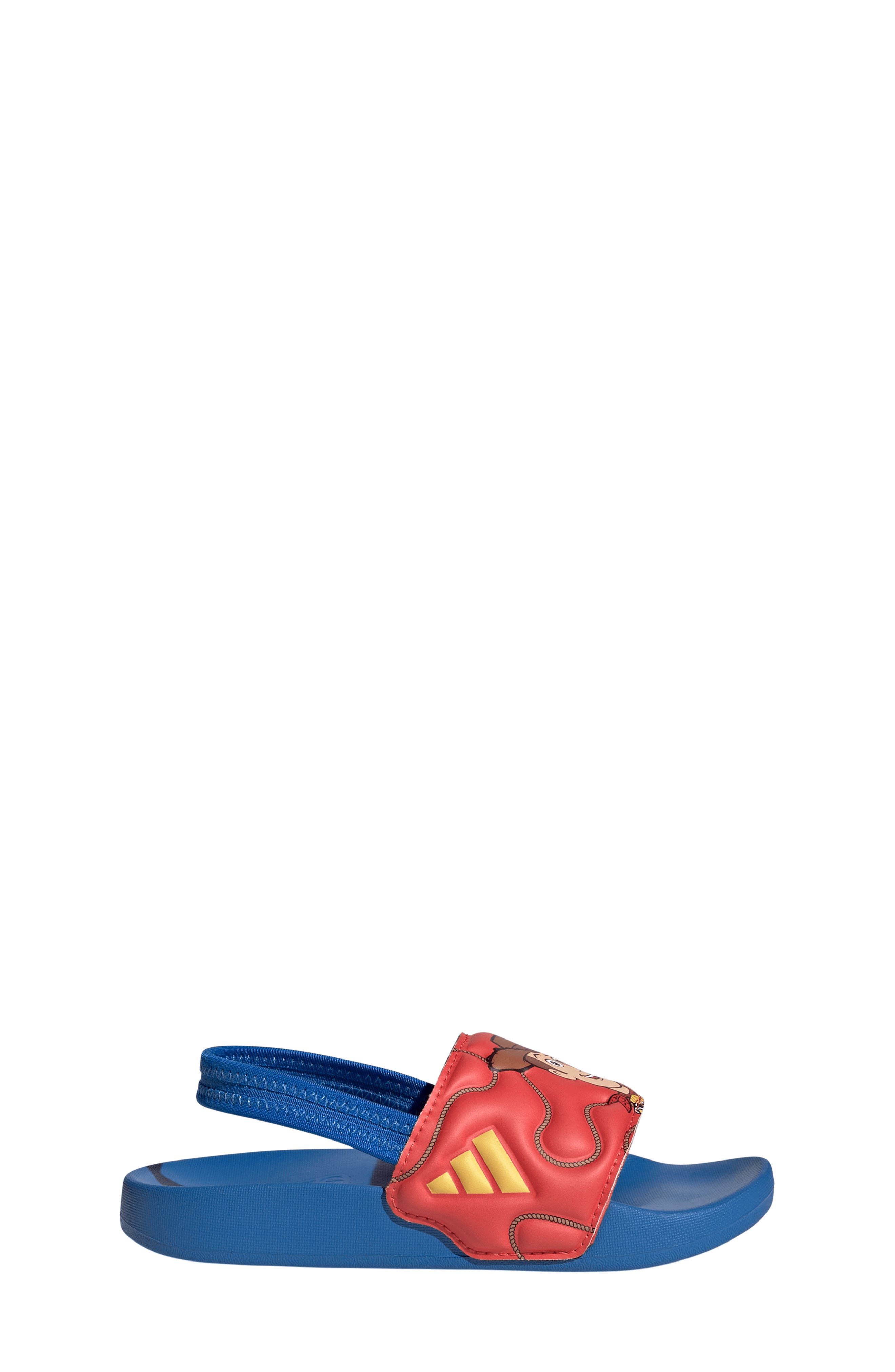 adidas x Disney Woody Kids' Adilette Strap Sandal, Alternate, color, 