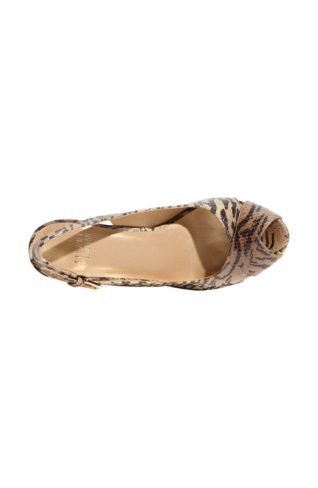 'Wessex' Peep Toe Pump, Alternate, color, TAN