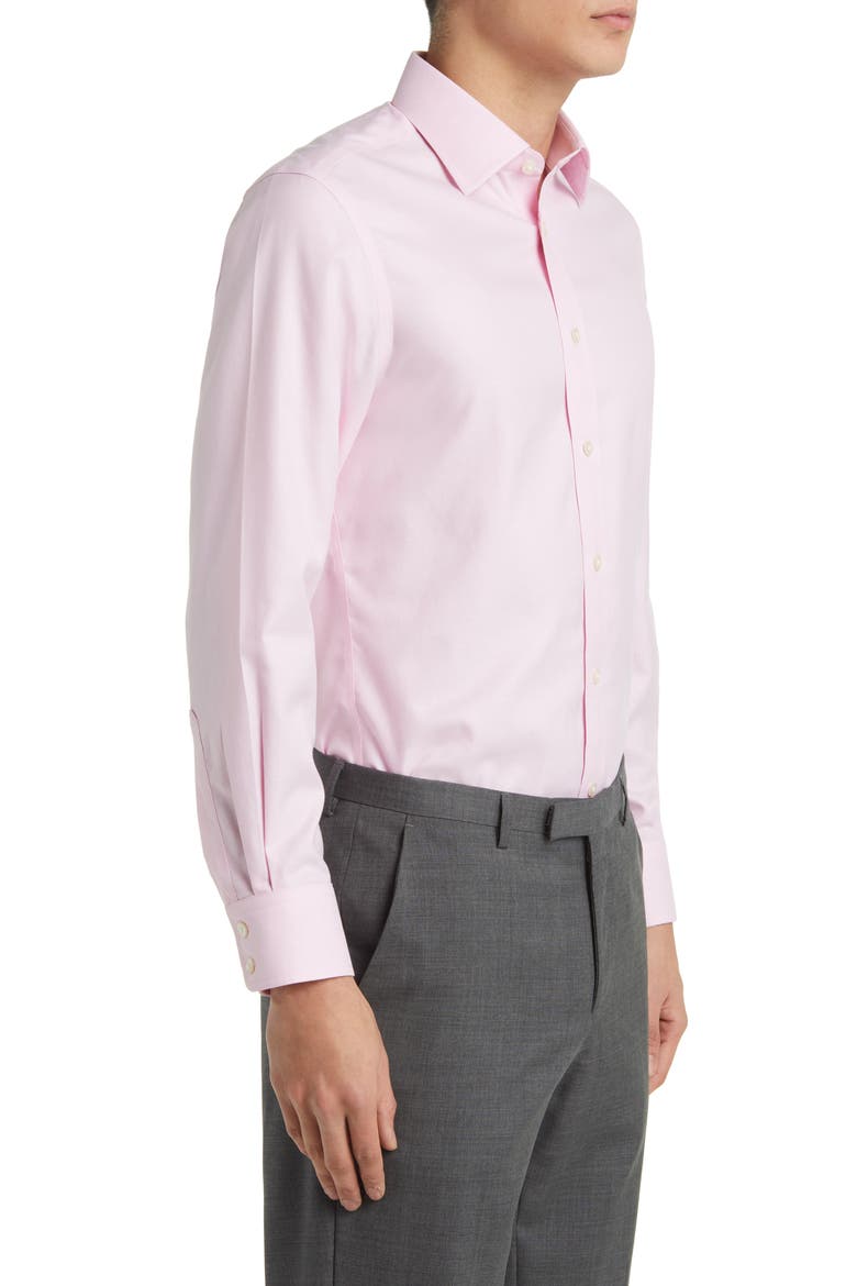 Non-Iron Twill Shirt, Alternate, color, PINK