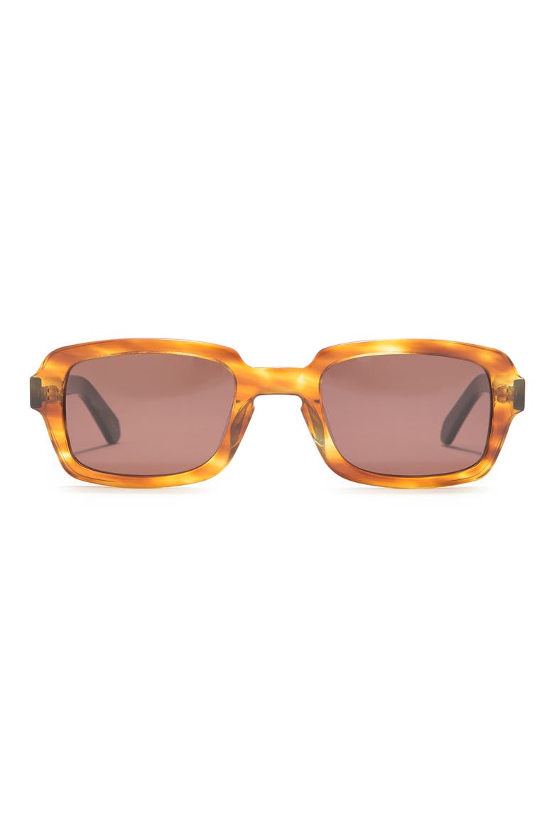 Owens 51mm Rectangle Sunglasses, Main, color, HONEY HAZE / BROWN MONO