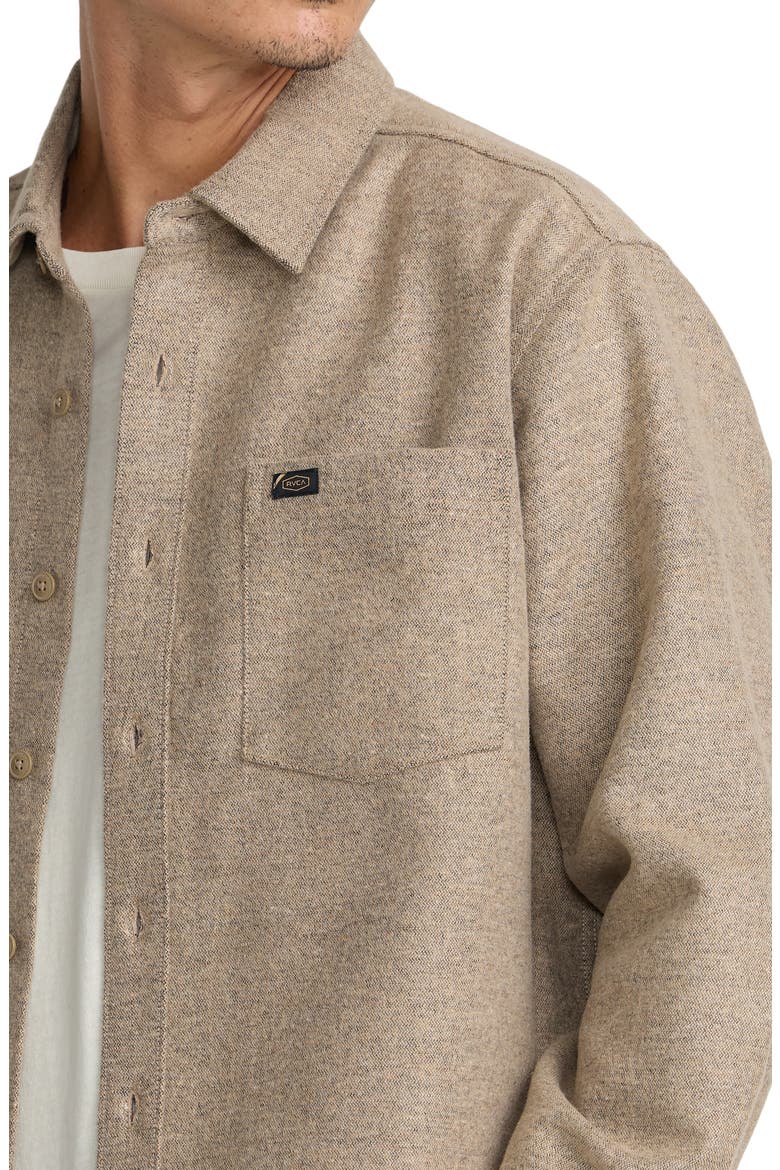 Dayshift Flannel Button-Up Shirt, Alternate, color, WHEAT