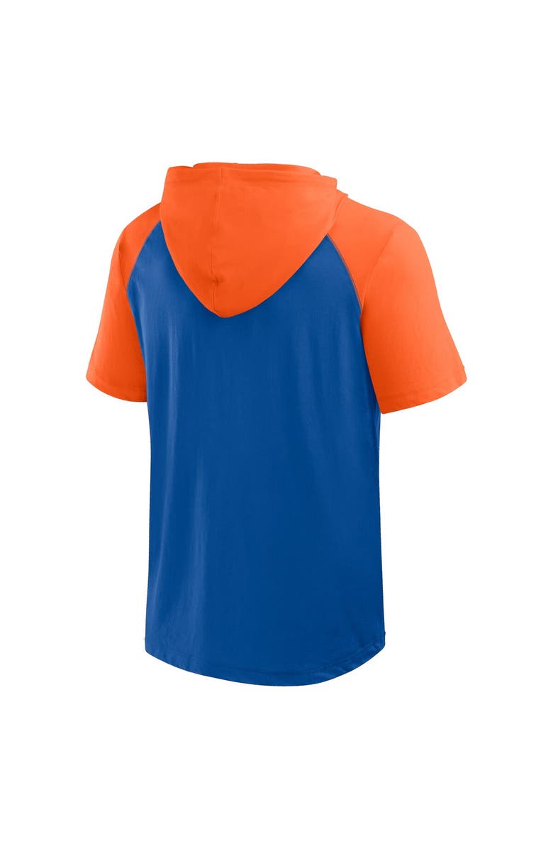 PROFILE Men's Profile Royal New York Mets Big & Tall Short Sleeve Pullover Hoodie, Alternate, color, 