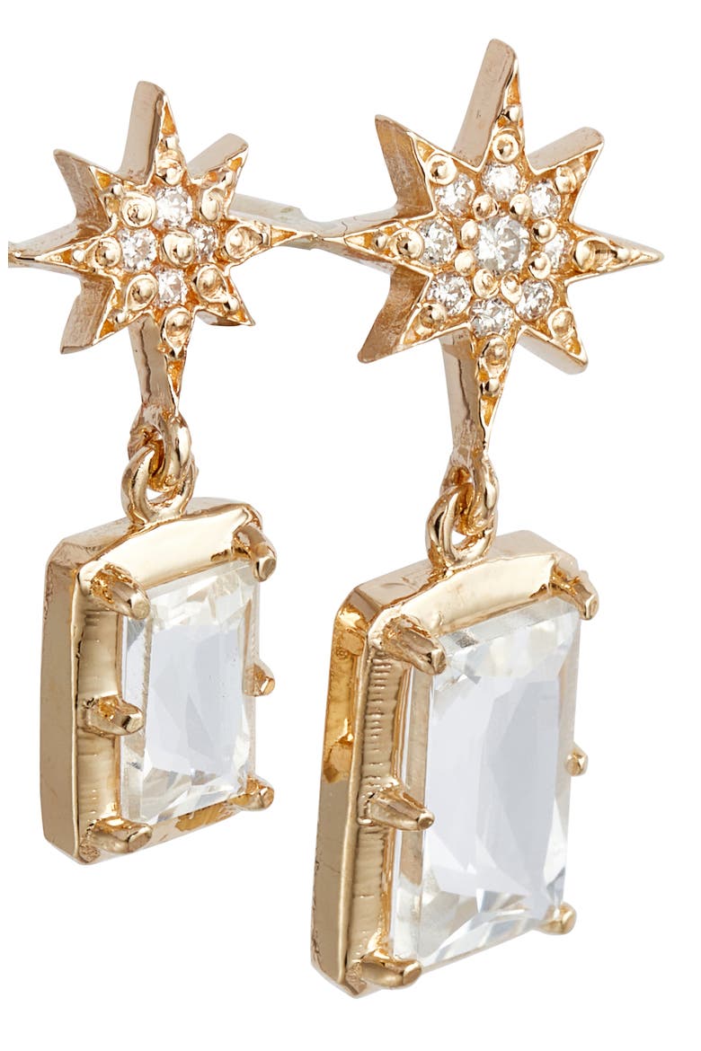 Triple Baguette Ear Crawlers, Alternate, color, YELLOW GOLD