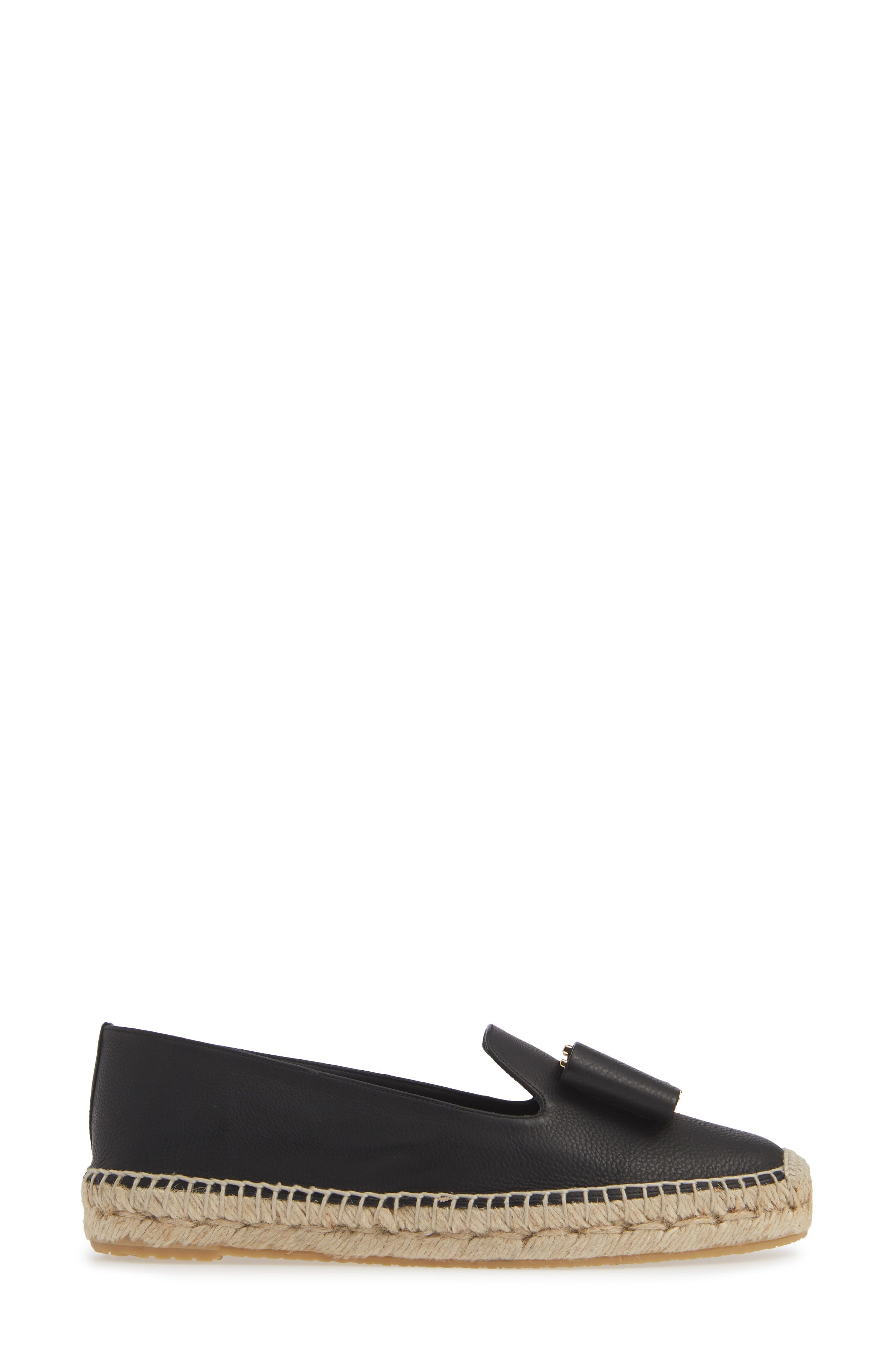 FERRAGAMO Salvatore Ferragamo Sannio Bow Espadrille Flat, Alternate, color, 