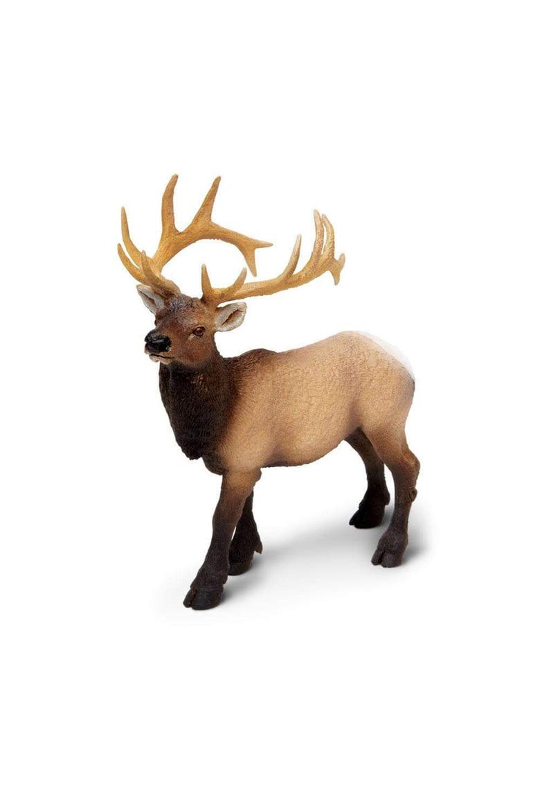 Elk Bull Kids Toy Figure, Alternate, color, None