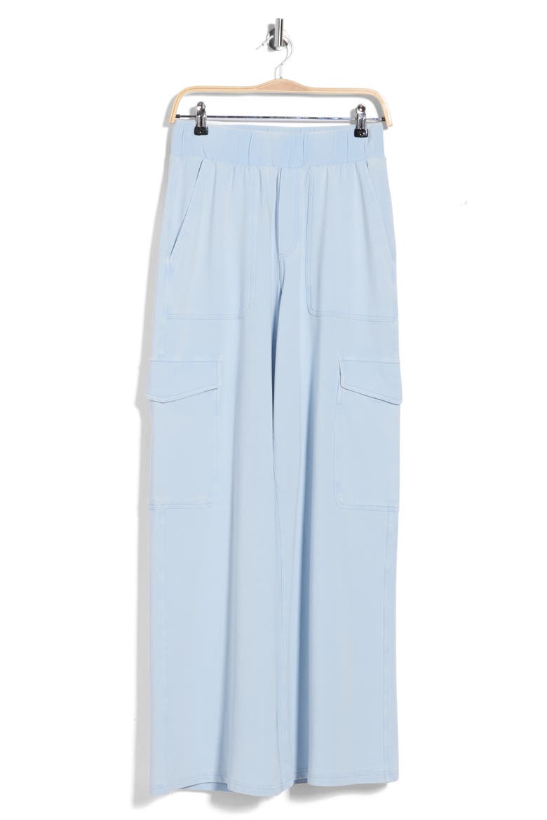 Alessia Cargo Sweatpants, Main, color, BLEACHED INDIGO BLUE