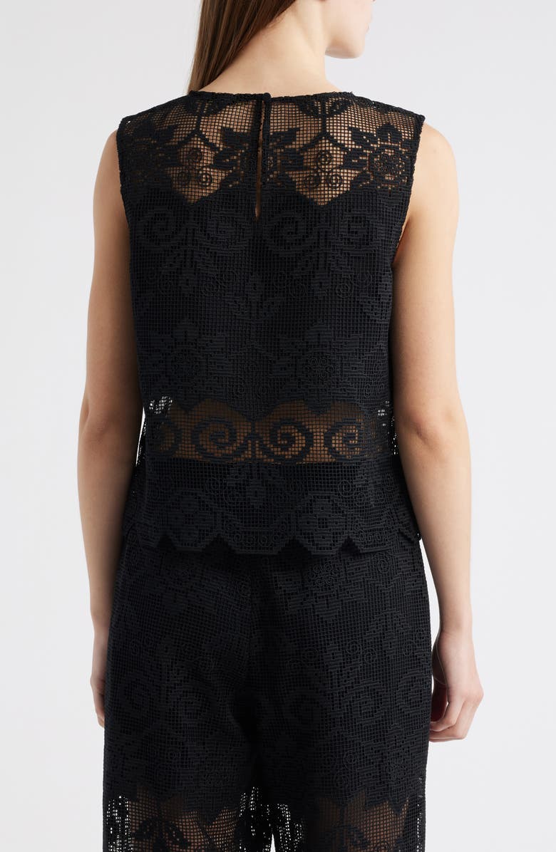 KOBI HALPERIN Shelly Lace Sleeveless Top, Alternate, color,