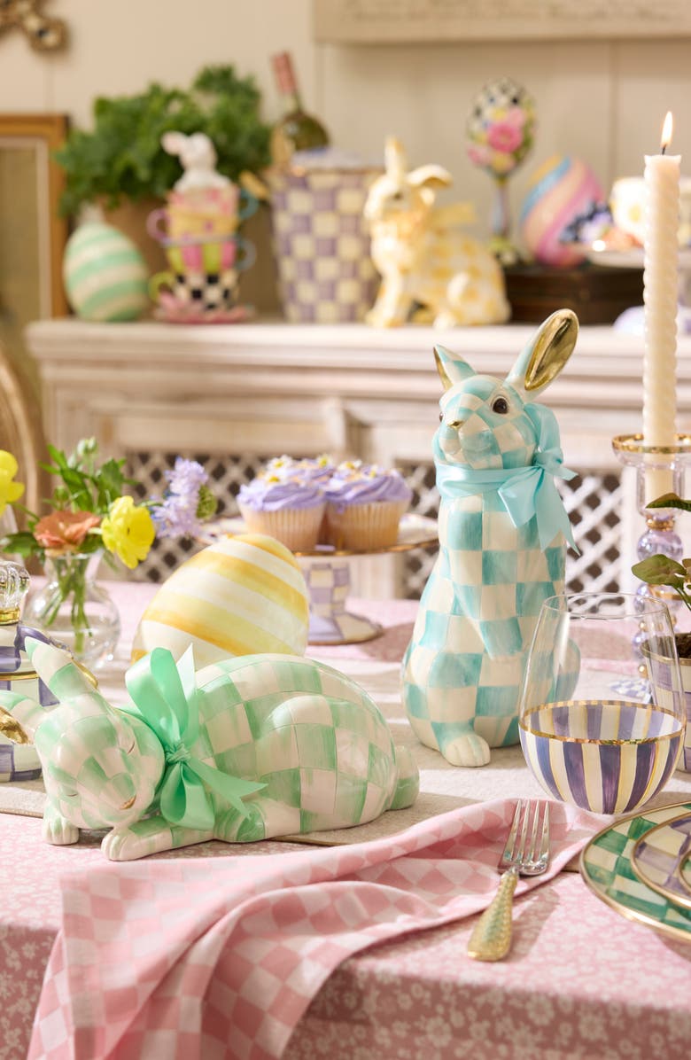 MACKENZIE CHILDS Sunshine Stripe Mini Egg, Alternate, color, Yellow