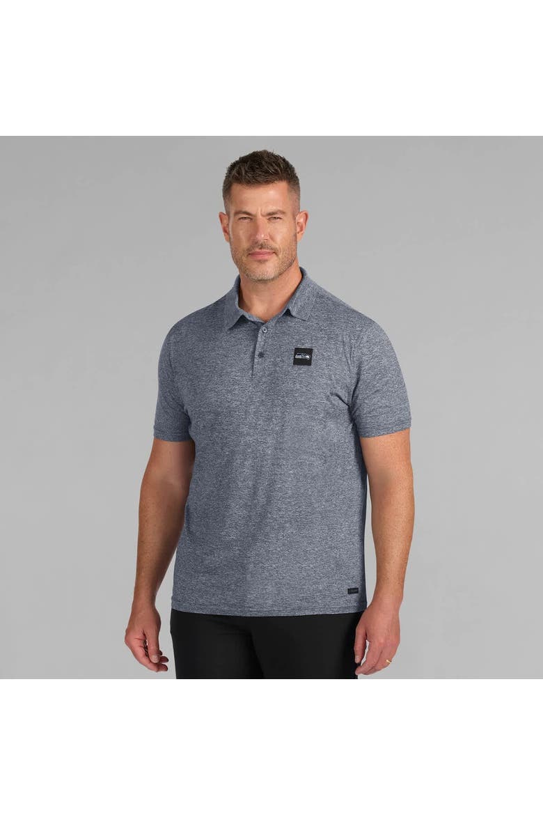Men's J. Palmer College Navy Seattle Seahawks Four Down Polo, Alternate, color, College Navy
