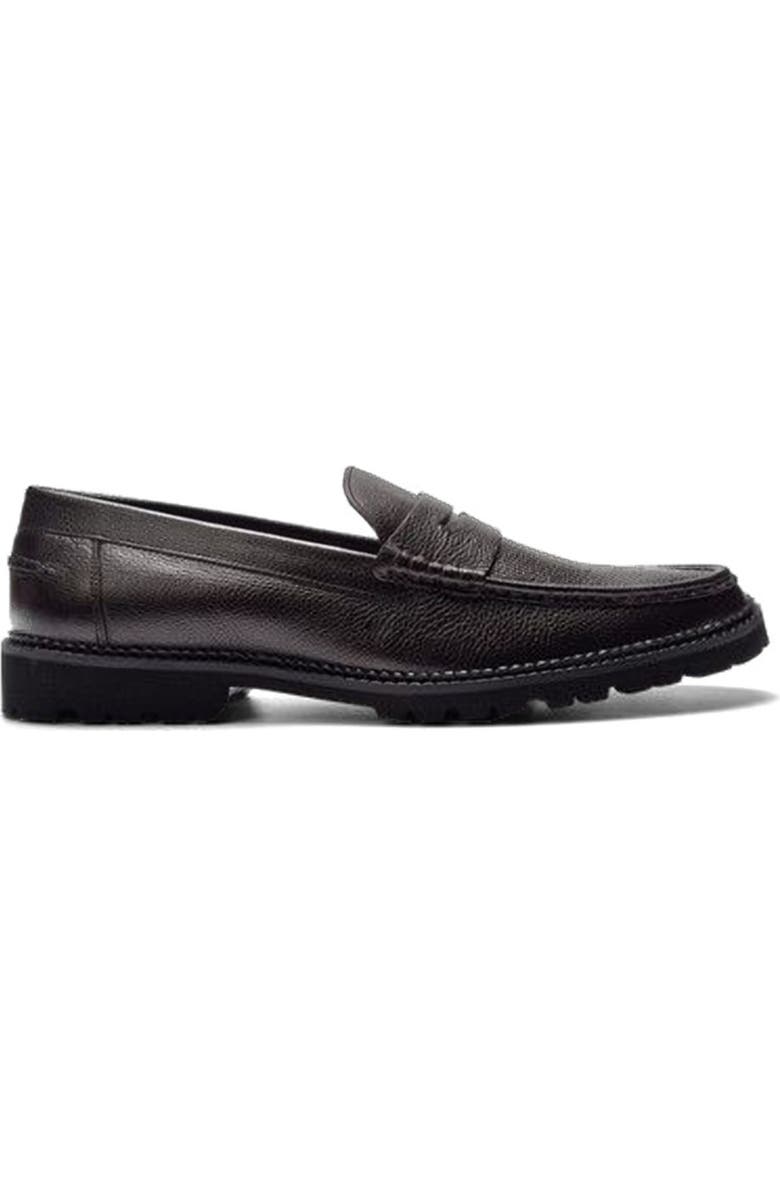 A. Veer Jasper Penny Loafer, Main, color, Brown Leather
