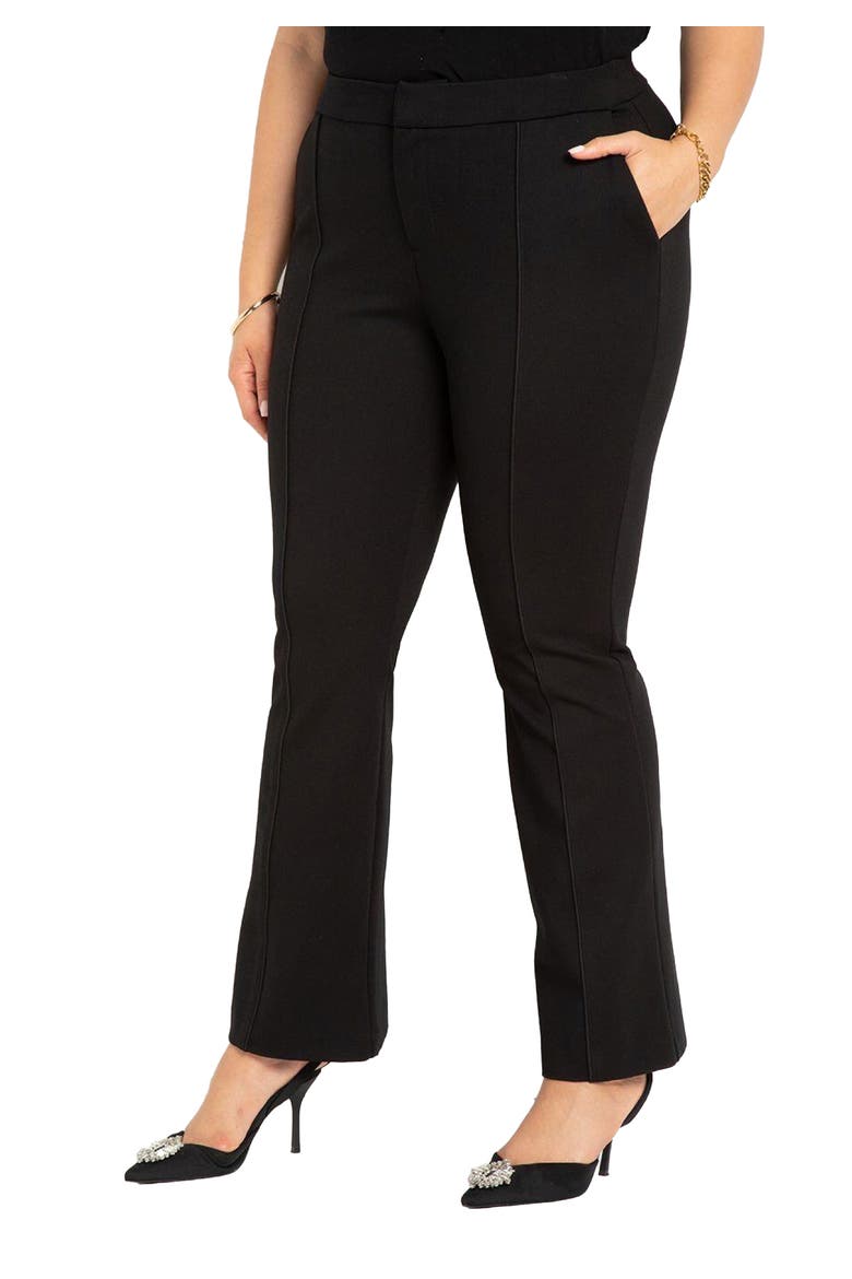 The Ultimate Stretch Flare Leg Pant, Main, color, BLACK