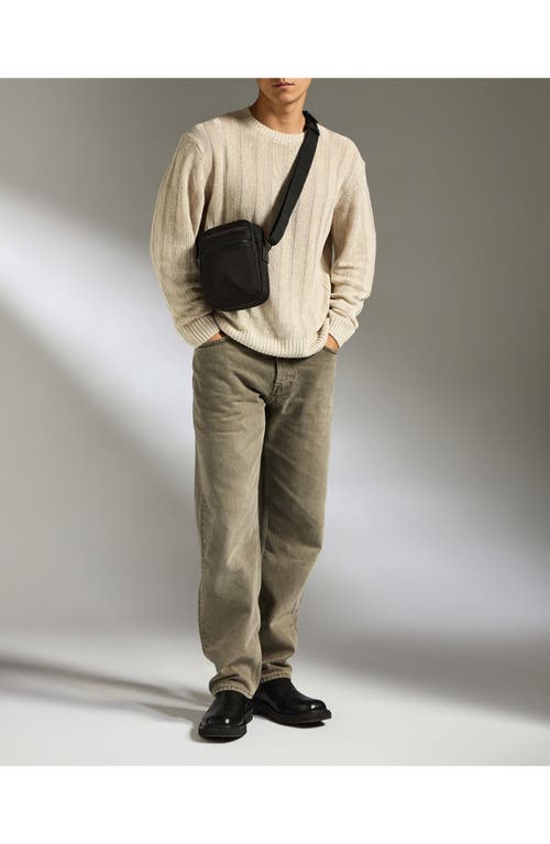 Antler Icon Crossbody Bag In Black