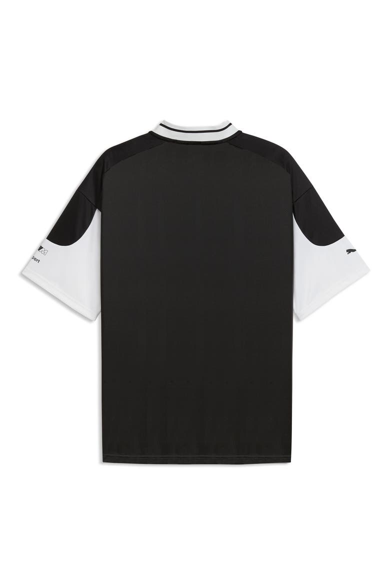 BMW M Motorsport Lifestyle Short Sleeve Jersey, Alternate, color, PUMA BLACK