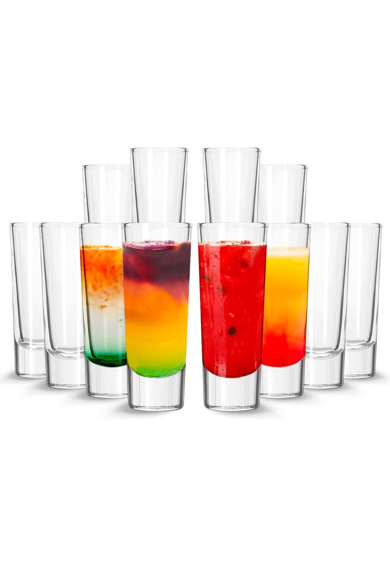 Tall Shot Glass - 2oz - Set of 12, Alternate, color, Clear