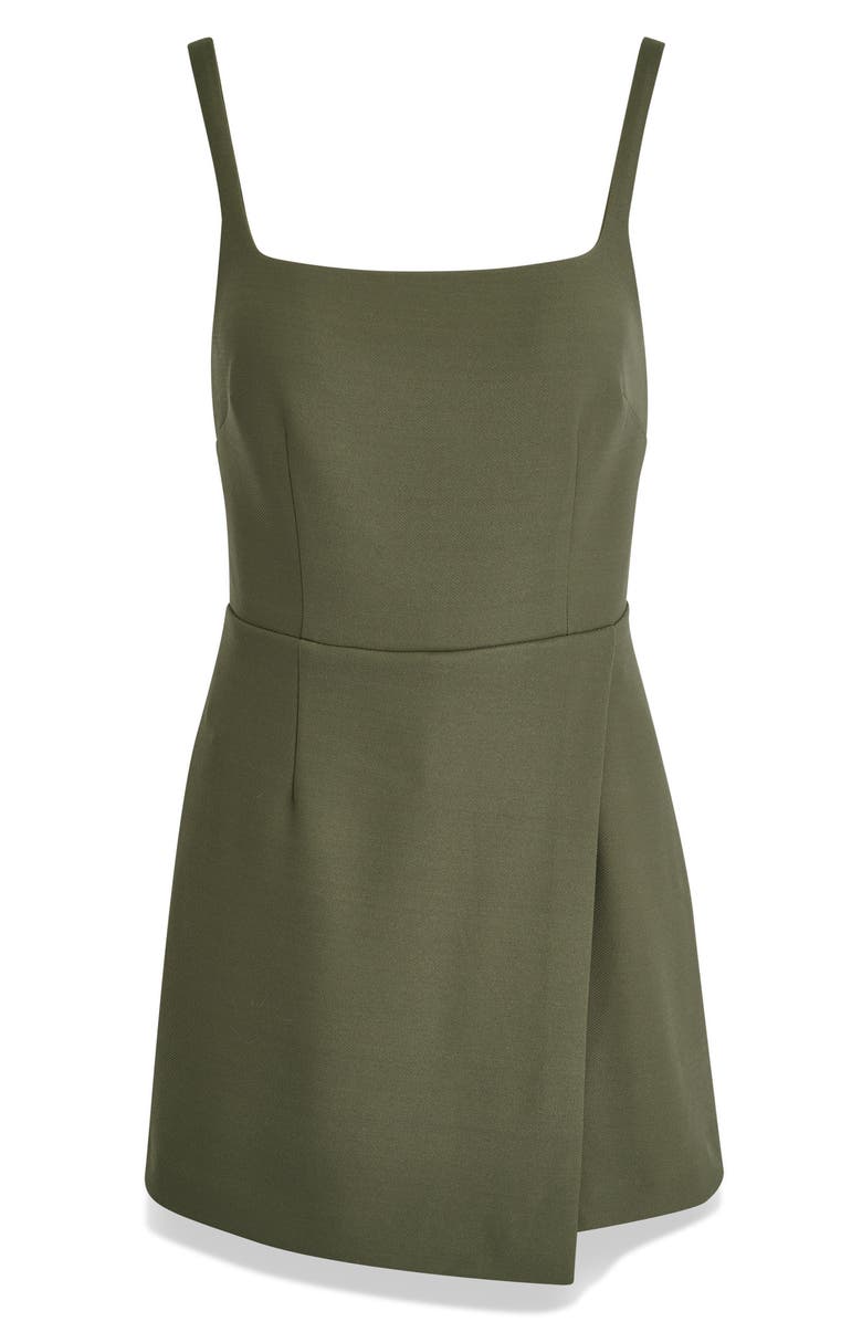 BCBG Square Neck Romper, Alternate, color,