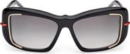 Christian Louboutin 56mm Square Sunglasses