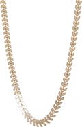 Bearfruit Jewelry Elara Chevron Link Necklace Bold Trendy Statement
