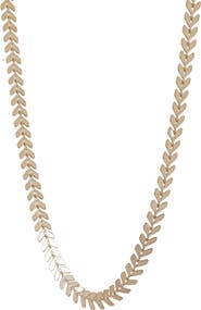 Bearfruit Jewelry Elara Chevron Link Necklace Bold Trendy Statement
