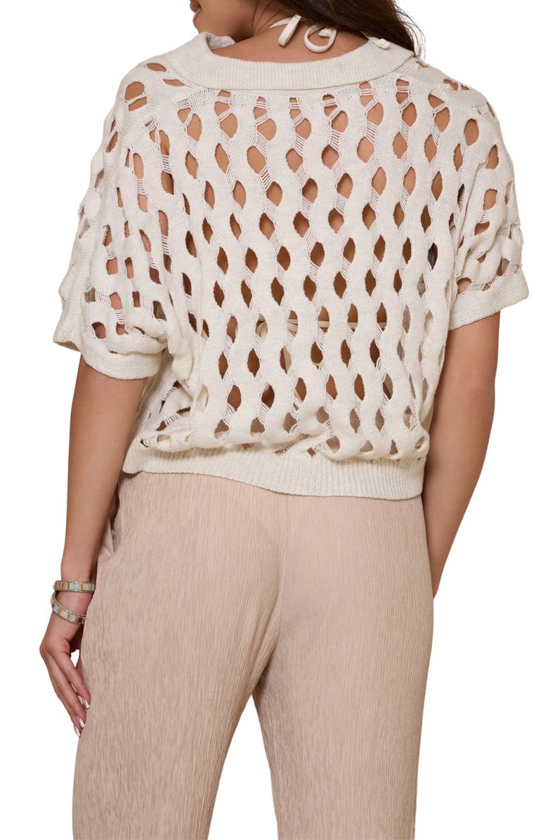 SAACHI Breeze Knit Shirt, Alternate, color, White