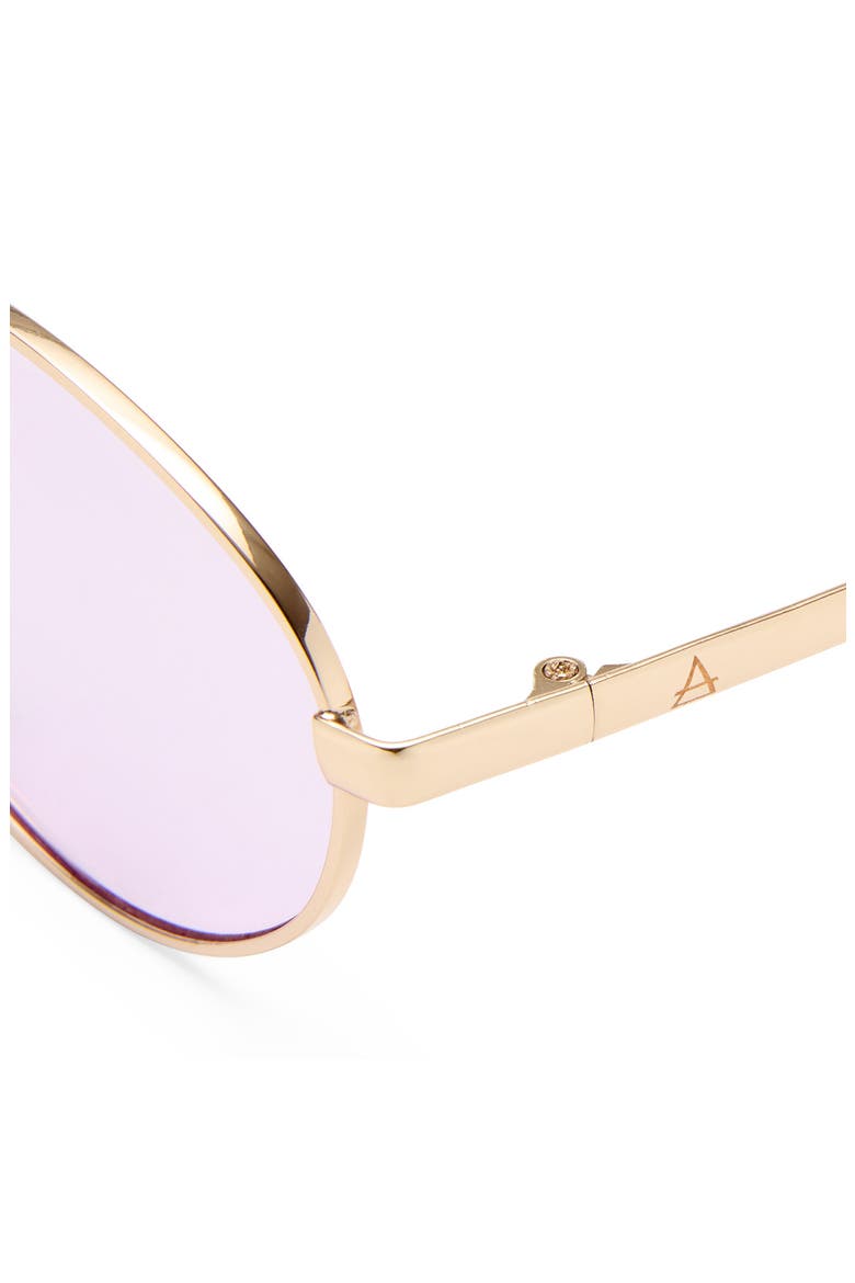 Ephermeris 56mm Oval Sunglasses, Alternate, color, GOLD / LILAC TINT