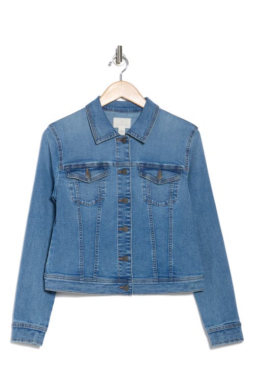 Shop Caslon ® Classic Denim Jacket In Medium Classic Wash