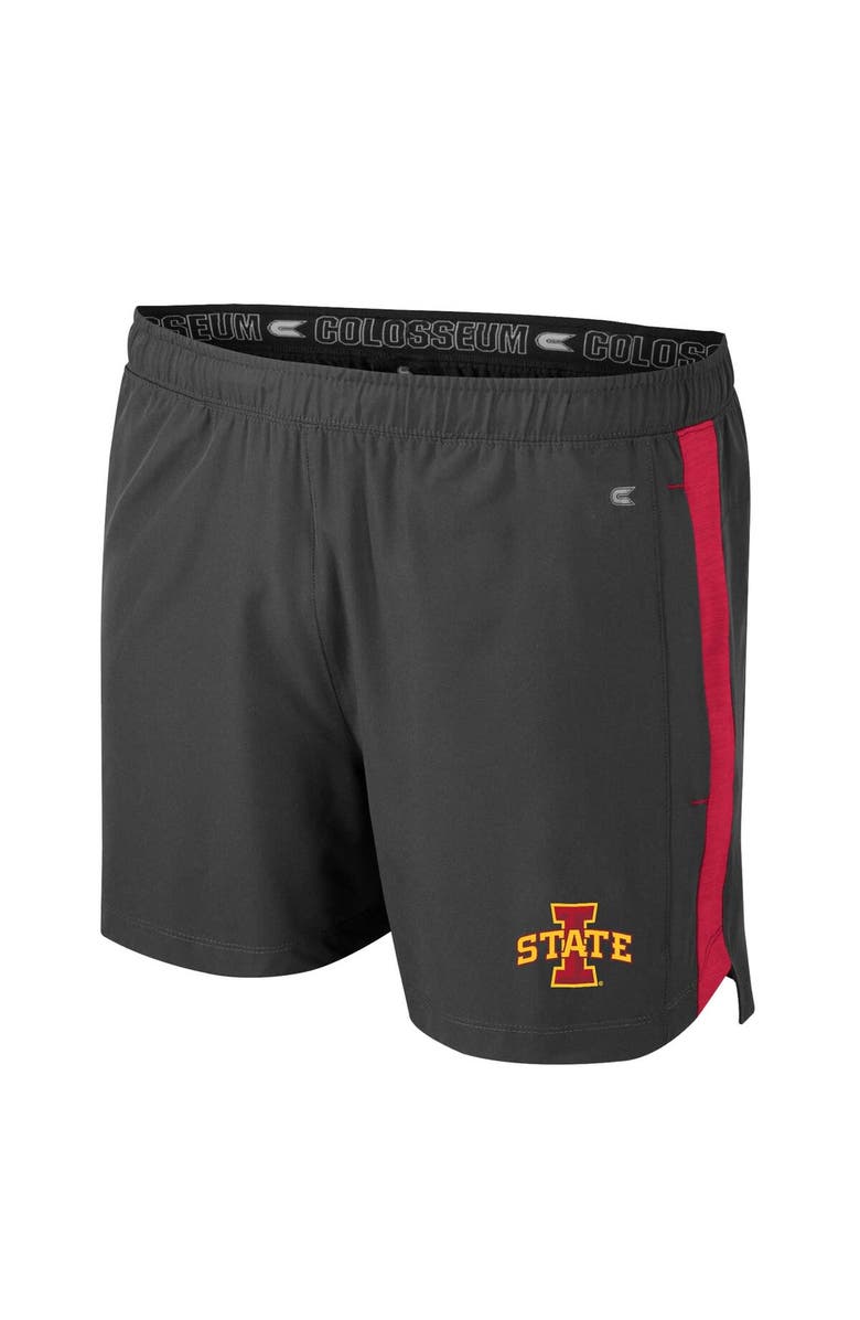 COLOSSEUM Men's Colosseum Charcoal Iowa State Cyclones Langmore Shorts, Alternate, color, Charcoal