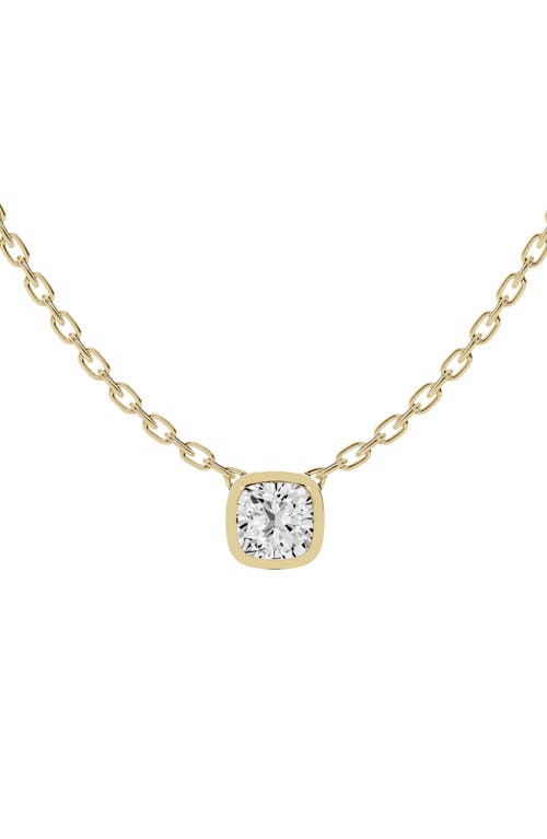 Jennifer Fisher 18K Gold Cushion Lab Created Diamond Pendant Necklace in D1.0Ct - 18K Yellow Gold  product
