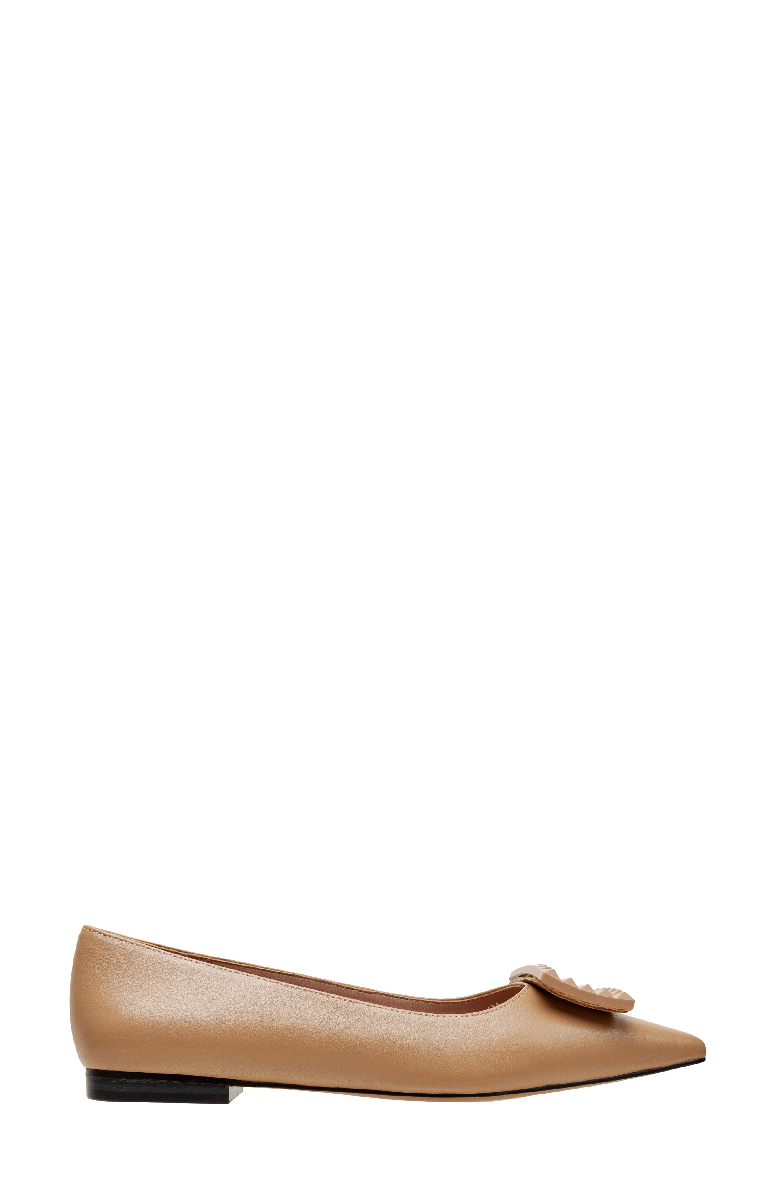 Linea Paolo Nolene Pointed Toe Flat, Alternate, color, Desert