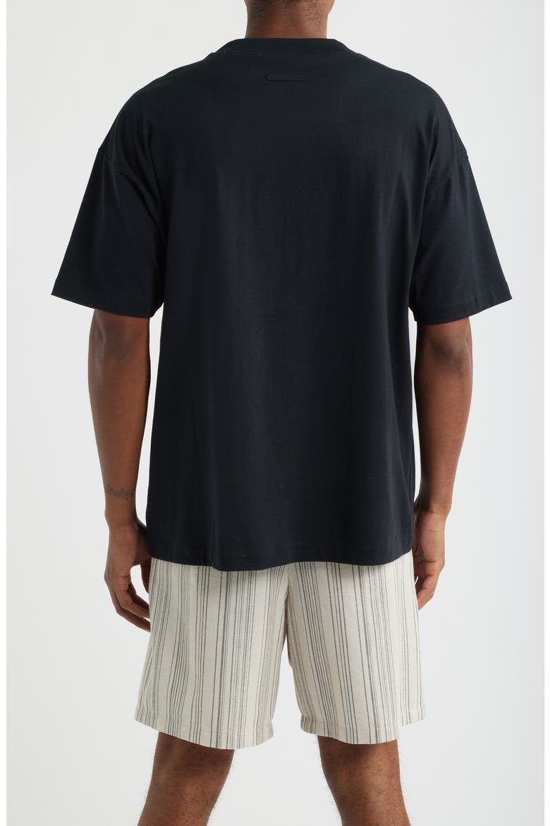 Classic Cotton Logo T-Shirt, Alternate, color, VINTAGE BLACK